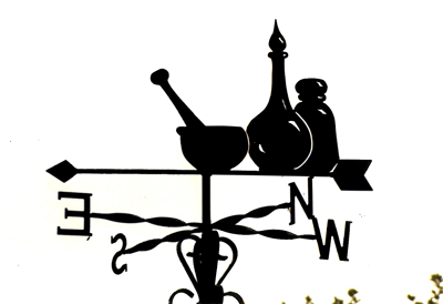 Chemist weather vane